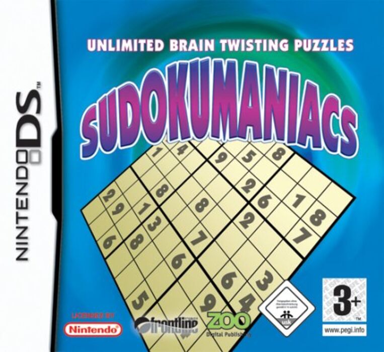 SudokuManiacs for Nintendo DS - [Just Cartridge]