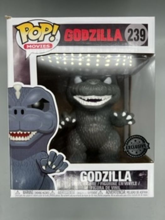 239 Godzilla (White Eyes) - 6 Inch - Godzilla - Box Damaged Funko POP