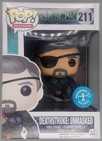 #211 Deathstroke: Unmasked - Arrow - Exclusive - Box Damaged Funko POP