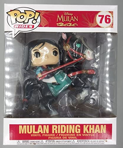 76 Mulan Riding Khan - Disney Mulan - Funko POP - Box Damaged