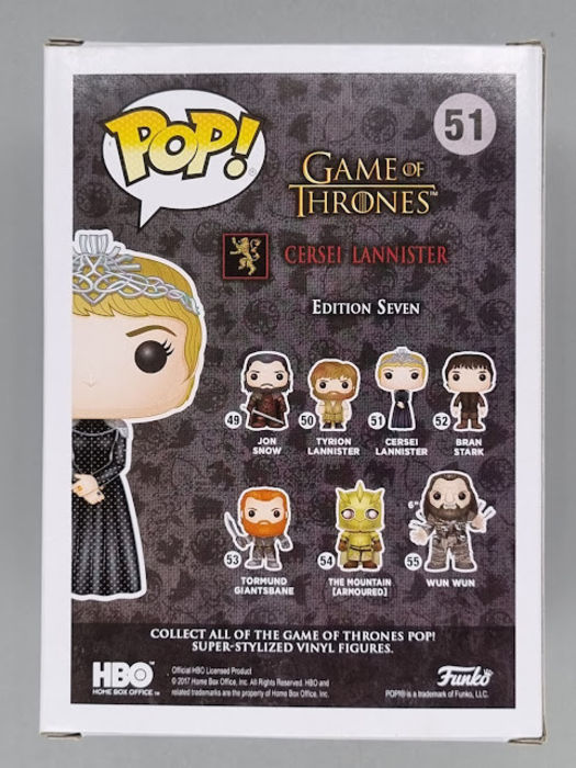 51 Cersei Lannister (Queen) - Game of Thrones Funko POP - Box Damaged