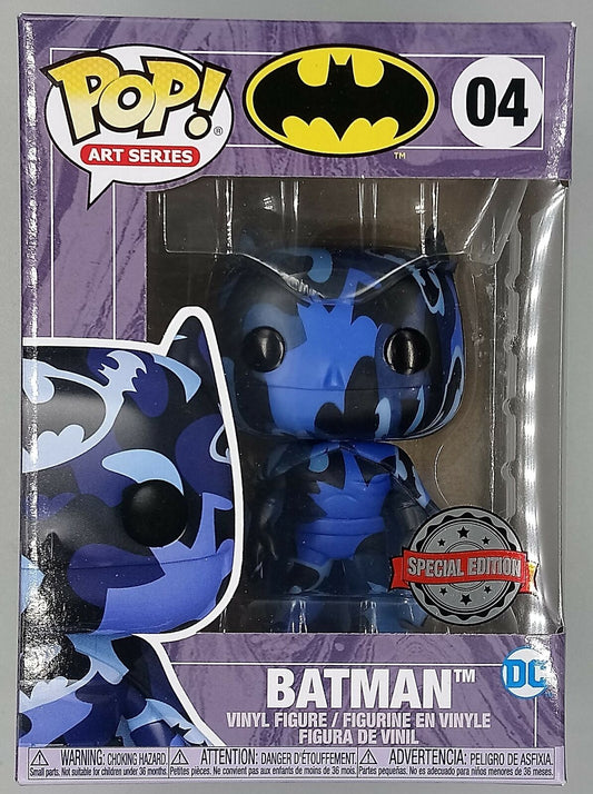 #04 Batman (Dark Blue) - DC Art Series Funko POP