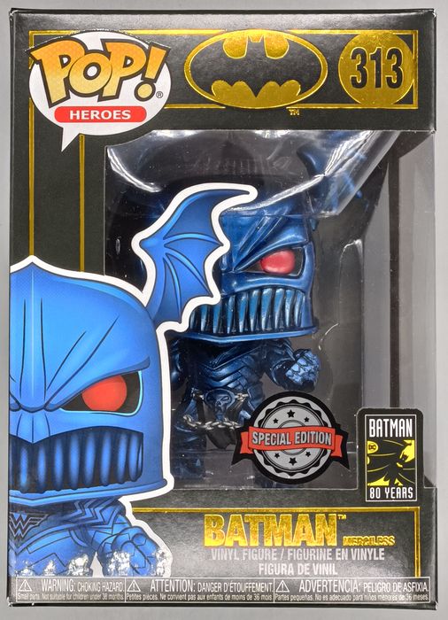 313 Batman (Merciless) - Metallic - DC Funko POP