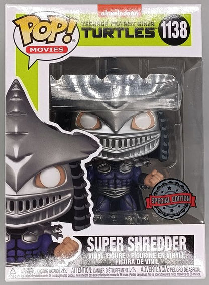 1138 Super Shredder - Metallic Teenage Mutant Ninja Turtles Funko POP - Box Damaged