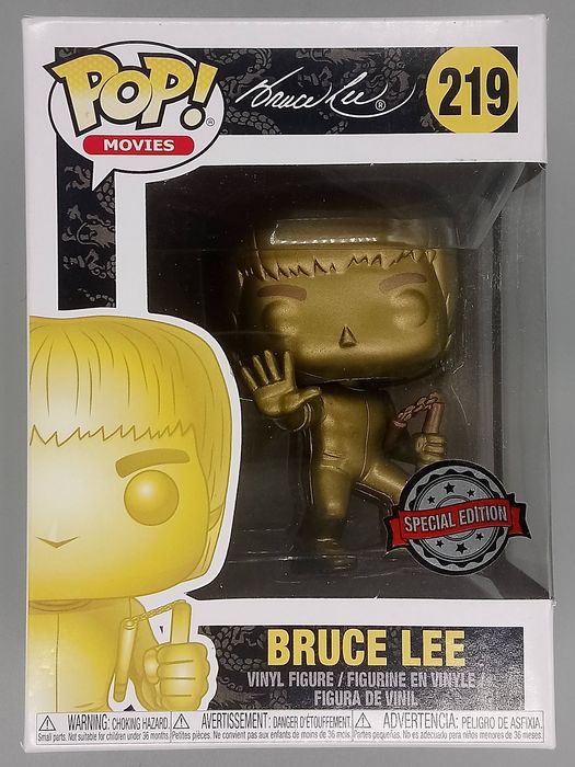 219 Bruce Lee (Game of Death- Gold) Funko POP