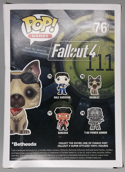 76 Dogmeat - Fallout 4 - Funko POP - Box Damaged