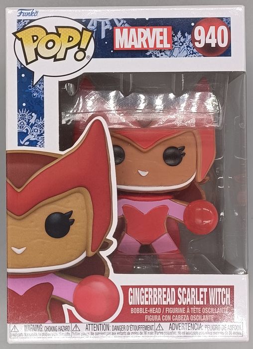 940 Gingerbread Scarlet Witch - Marvel Holiday - Box Damaged Funko POP