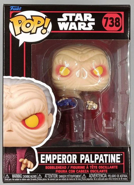 738 Emperor Palpatine - Star Wars: Dark Side Funko POP - Brand New