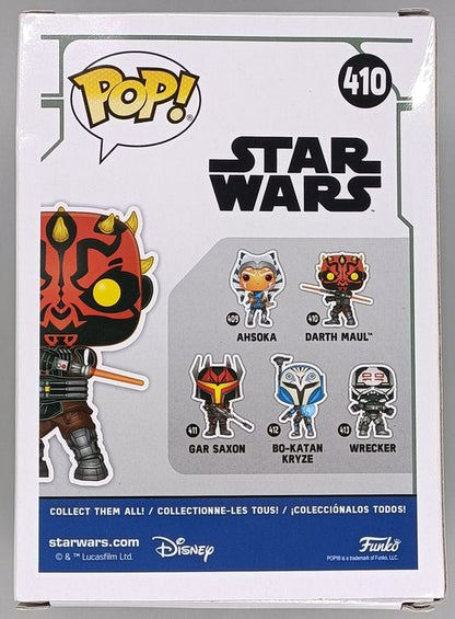 #410 Darth Maul - Star Wars Clone Wars - Box Damaged Funko POP