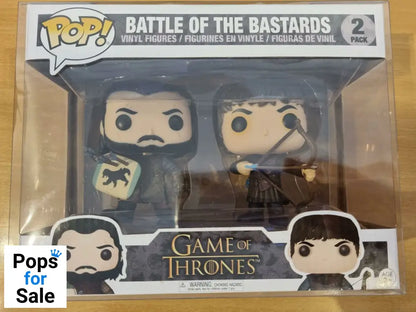 [2 Pack] Battle of the Bastards - Game of Thrones Funko POP - Box Damaged