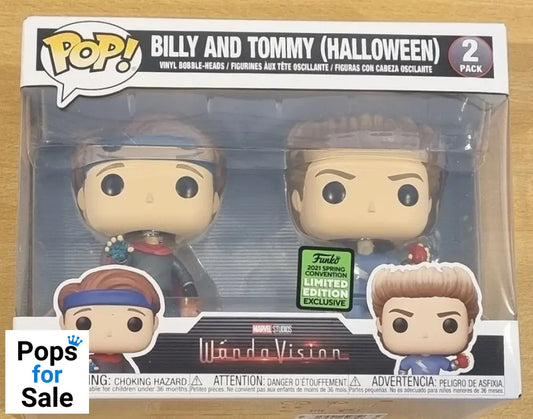 [2 Pack] Billy and Tommy (Halloween) Marvel Wandavision 2021 Funko POP