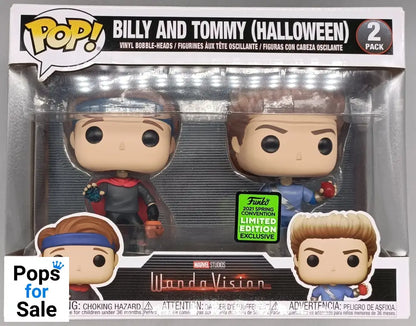 [2 Pack] Billy and Tommy (Halloween) Marvel Wandavision Funko POP - Box Damaged