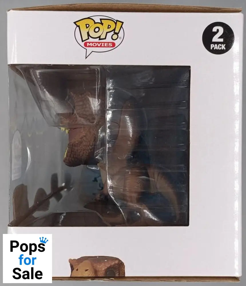 [2 Pack] Blue & TRex - Jurassic World Exhibition - Box Damaged Funko POP