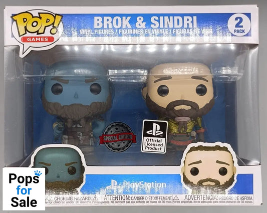 [2 Pack] Brok & Sindri - God of War Funko POP