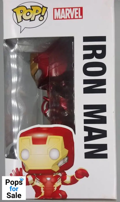 [2 Pack] Captain America/Iron Man (Action Pose) Marve Box Damaged Funko POP