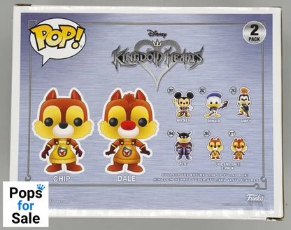 [2 Pack] Chip and Dale - Disney Kingdom Hearts Funko POP