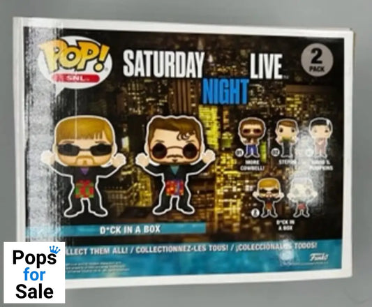 [2 Pack] Dick in a Box SNL Saturday Night Live Funko POP - Box Damaged