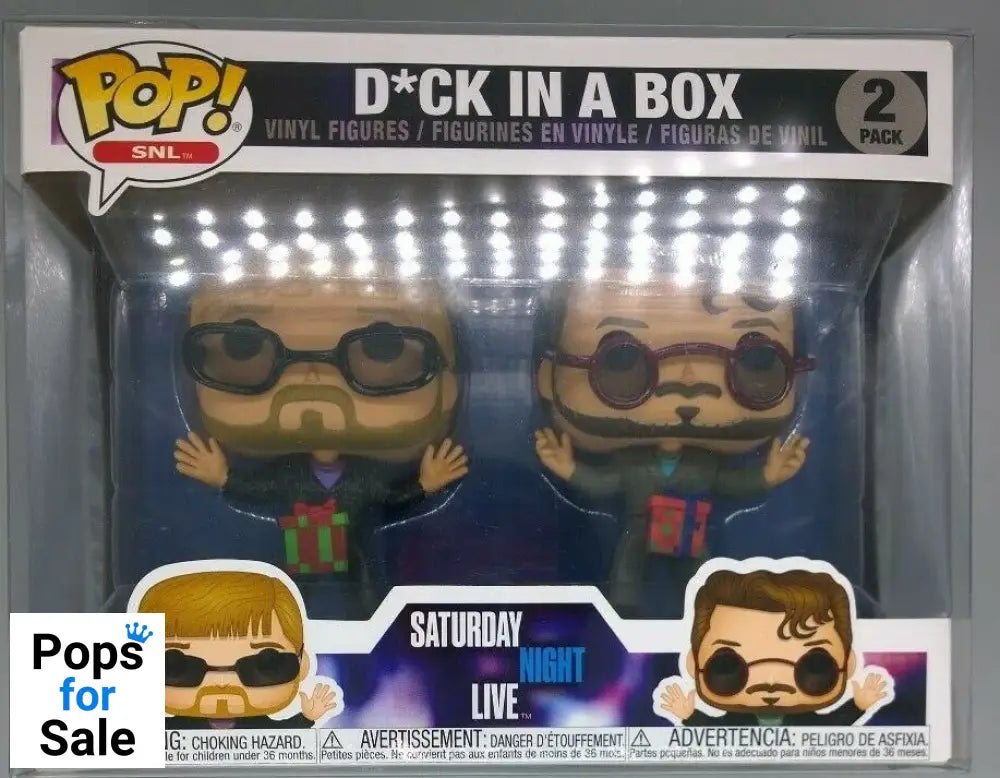 [2 Pack] Dick in a Box SNL Saturday Night Live Funko POP - Box Damaged
