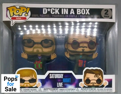 [2 Pack] Dick in a Box SNL Saturday Night Live Funko POP - Box Damaged