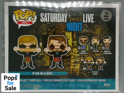 [2 Pack] Dick in a Box SNL Saturday Night Live Funko POP - Box Damaged