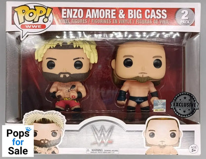 [2 Pack] Enzo Amore & Big Cass - WWE - Box Damaged Funko POP