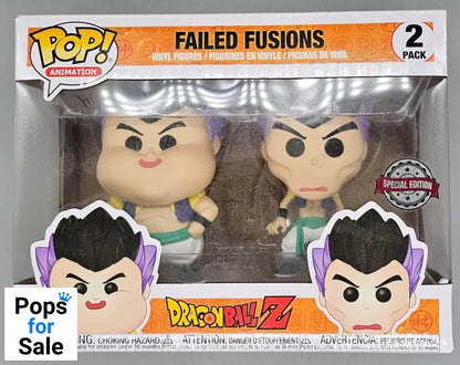 2 Pack Failed Fusions - Dragon Ball Z - Box Damaged Funko POP