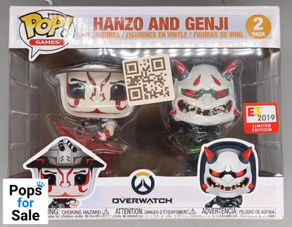 [2 Pack] Hanzo and Genji - Overwatch - Funko POP - Box Damaged
