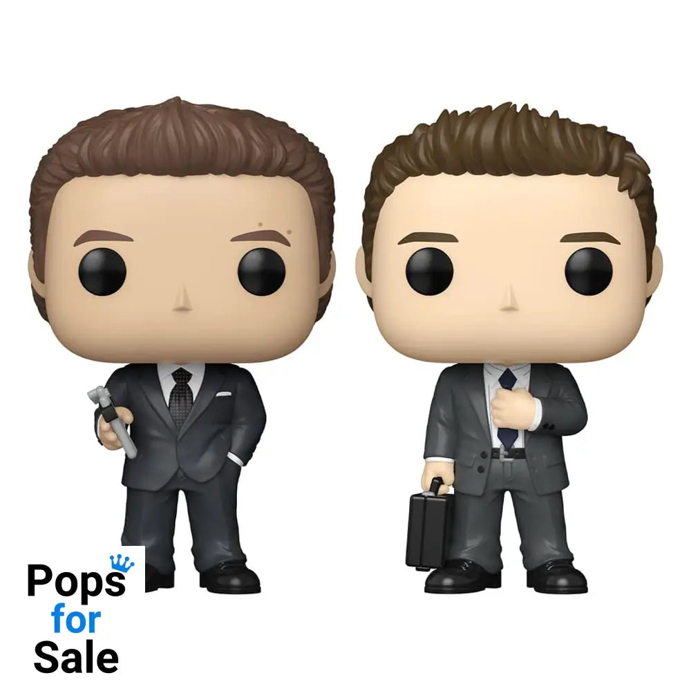 2 Pack Harvey Specter & Michael Ross - Suits Funko POP - Brand New