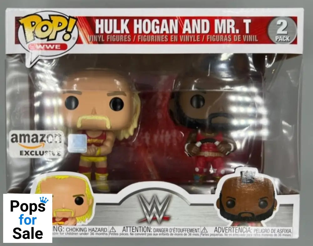 [2 Pack] Hulk Hogan and Mr. T - WWE Funko POP