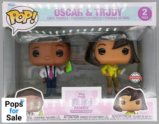 [2 Pack] Oscar & Trudy - Disney - The Proud Family Funko POP