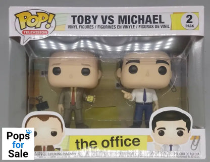 [2 Pack] Toby vs Michael - The Office Funko POP