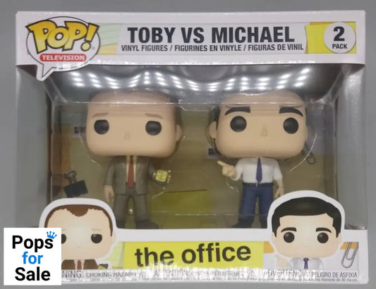 [2 Pack] Toby vs Michael - The Office Funko POP
