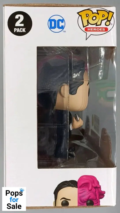 [2 Pack] Two-Face & The Riddler - Glow - DC Batman Funko POP