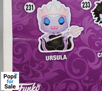 [2 Pack] Ursula with Cruella De Vil - Disney Little Mermaid - 101 Dalmations - Box Damaged Funko POP