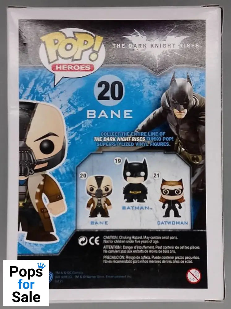 20 Bane - DC Batman The Dark Knight Rises Funko POP - Box Damaged