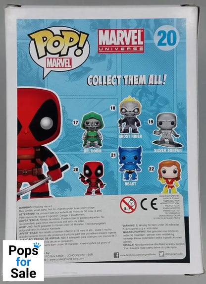 #20 Deadpool - Marvel - Box Damaged Funko POP