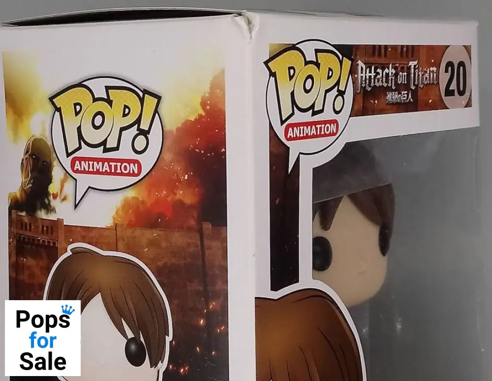 20 Eren Jaeger - Attack on Titan - Funko POP - Box Damaged