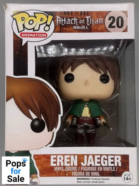 20 Eren Jaeger - Attack on Titan - Funko POP - Box Damaged