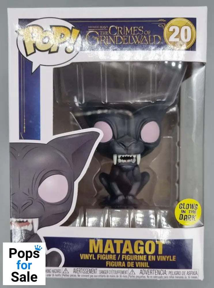 #20 Matagot - Glow - Fantastic Beasts - Box Damaged Funko POP
