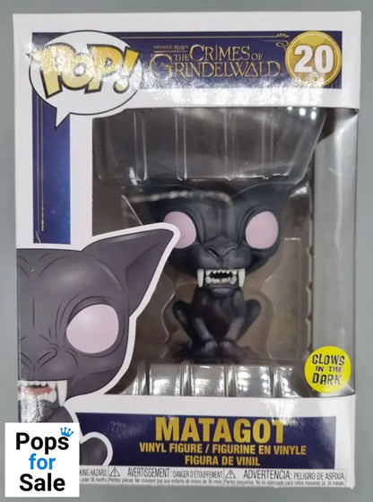 #20 Matagot - Glow - Fantastic Beasts - Box Damaged Funko POP