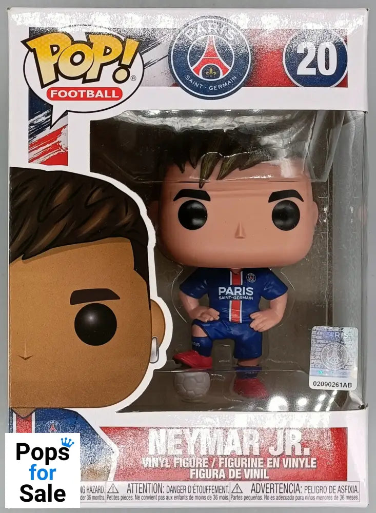 20 Neymar Jr. - PSG - Football - Box Damaged Funko POP