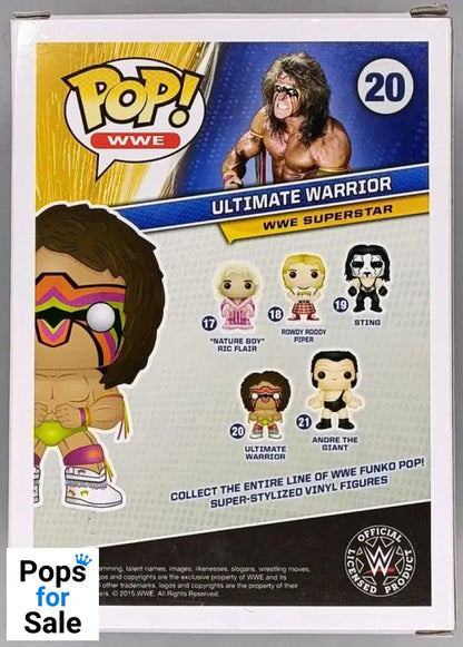 #20 Ultimate Warrior - WWE - Box Damaged Funko POP