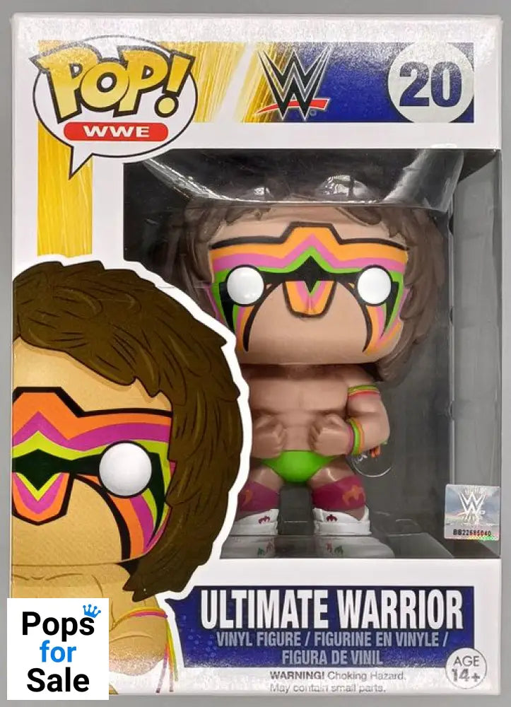 #20 Ultimate Warrior - WWE - Box Damaged Funko POP