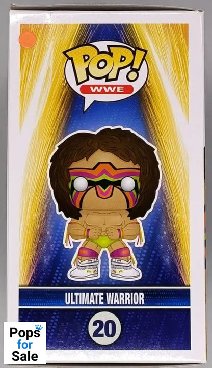 #20 Ultimate Warrior - WWE - Box Damaged Funko POP - PopsforSale.co.uk