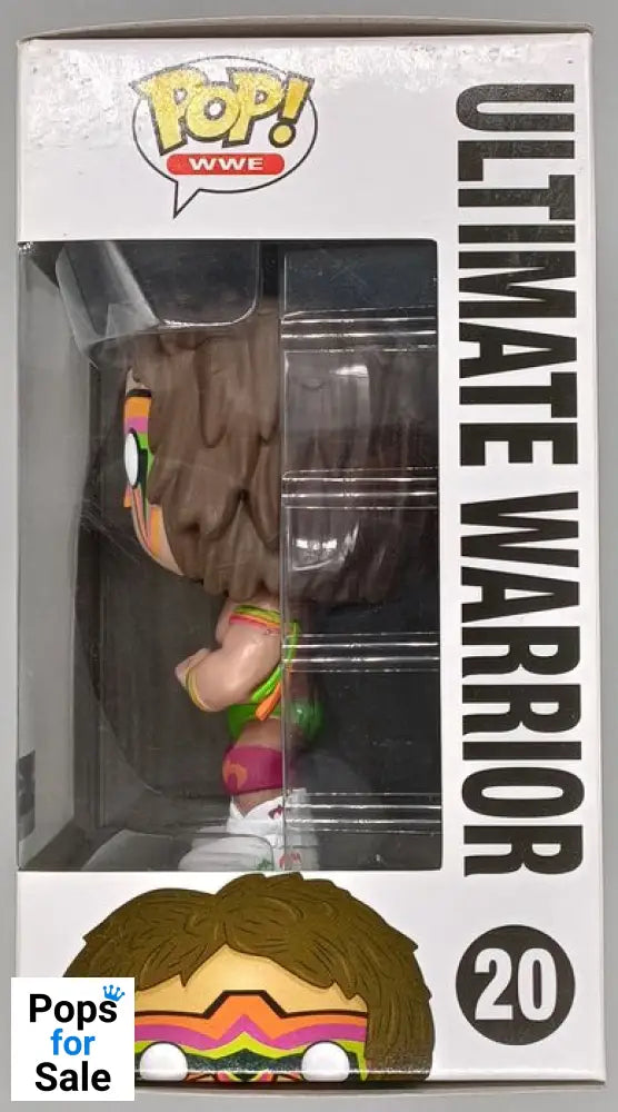 #20 Ultimate Warrior - WWE - Box Damaged Funko POP - PopsforSale.co.uk