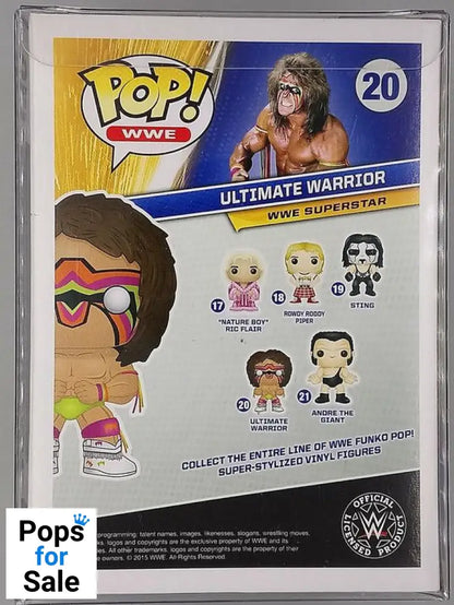20 Ultimate Warrior - WWE Funko POP
