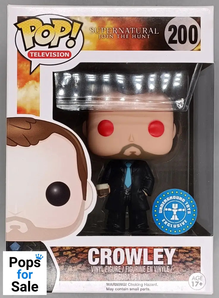 #200 Crowley (Red Eyes) - Supernatural - Box Damaged Funko POP - PopsforSale.co.uk