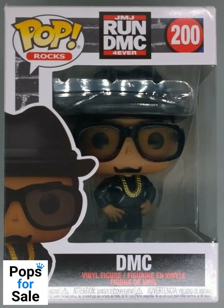 200 DMC - Run DMC - Funko POP - Box Damaged
