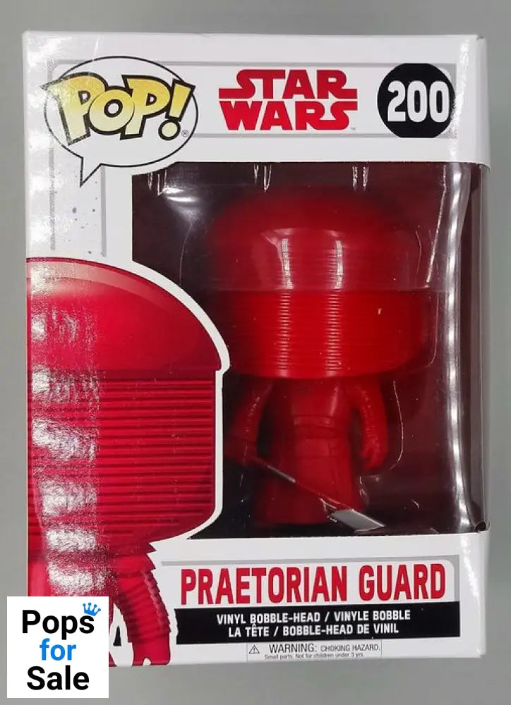 #200 Praetorian Guard - Star Wars - The Last Jedi Box Damaged Funko POP - PopsforSale.co.uk