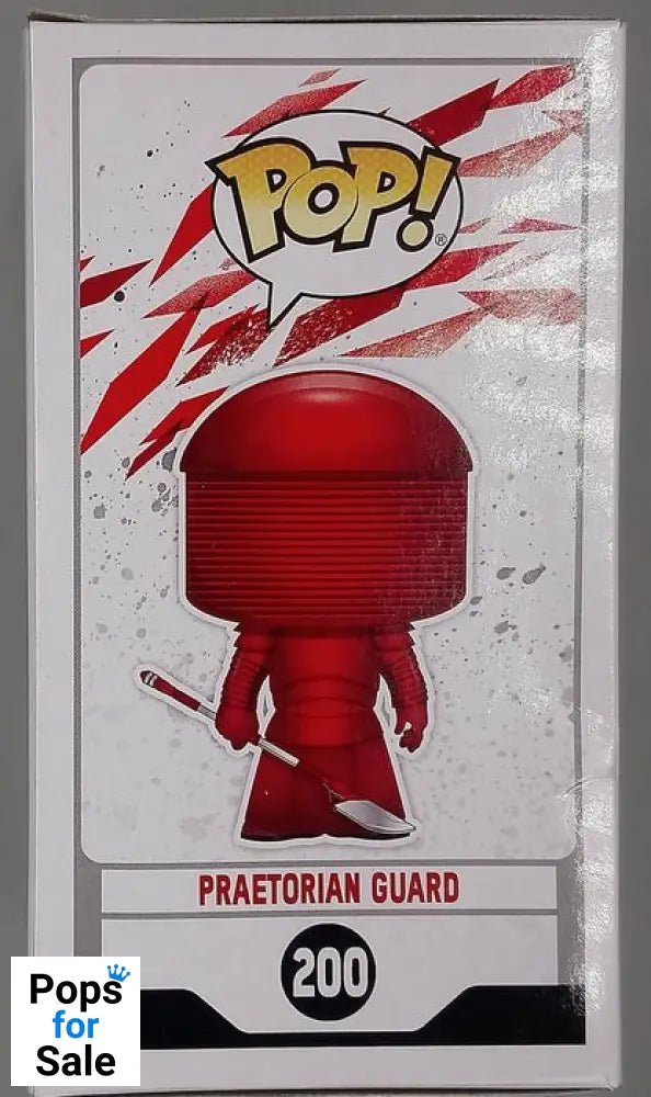 #200 Praetorian Guard - Star Wars - The Last Jedi Box Damaged Funko POP